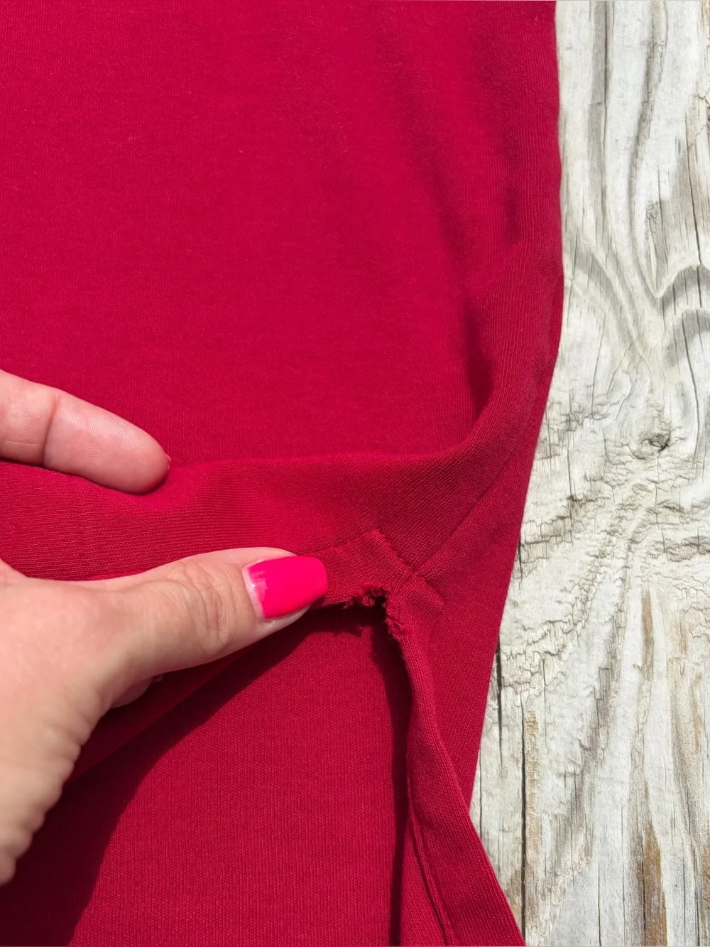 Ralph Lauren Polo Knit Shirt Mens L Button Pullover Red Collared Cotton FLAW